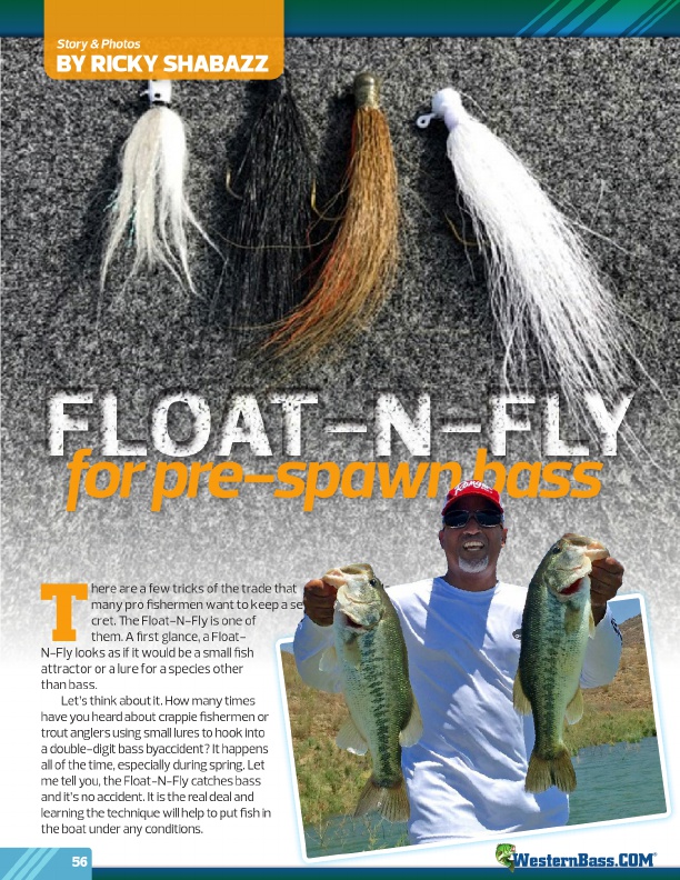 fishing a float-n-fly bass fishing pre spawn fly fishing, how-to fish a float-n-fly, what is a float-n-fly, pre spawn floatnfly